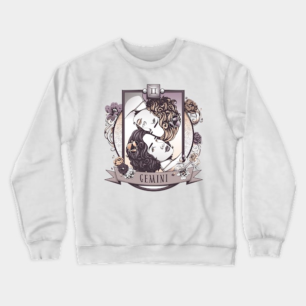 Gemini Crewneck Sweatshirt by redappletees